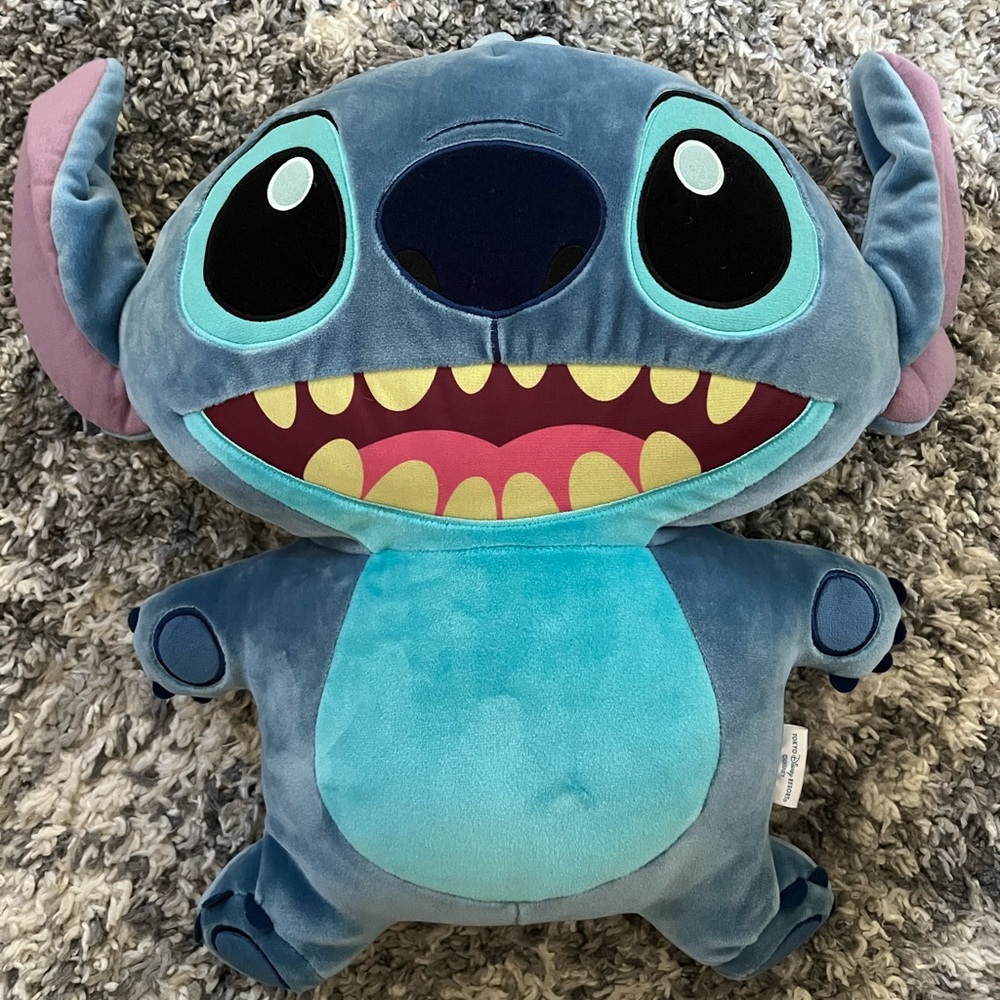 Disney Tokyo Resort Stitch Plush Pillow 17”